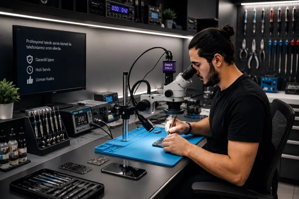 Gebze telefon tamiri teknik servis çalışma alanı